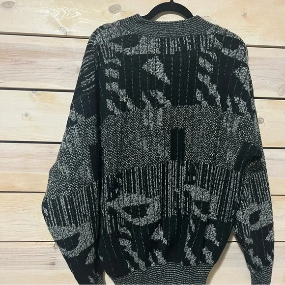 Vintage Style Men's Women's Knitted Crewneck Pullover XL - Picture 5 of 5